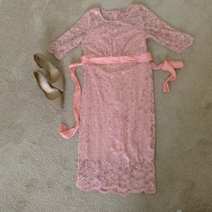Lace pregnancy dress